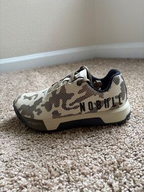 NOBULL Kids' Beige Camo Trainer